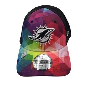 New Era Miami Dolphins "Crucial Catch" Flex Fit Hat Size Med/Large